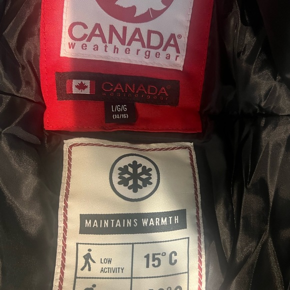 NWOT - Canada Goose Youth L (14/16) Black Puffer Jacket - Picture 10 of 16